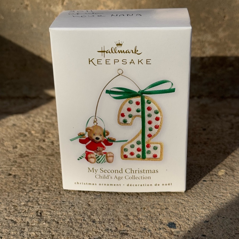 2010 Hallmark Keepsake Second Christmas Ornament